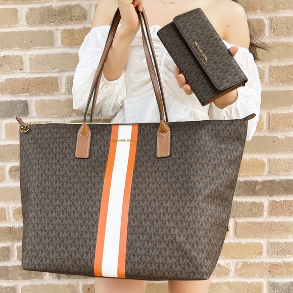 Bundle ❤️ Michael Kors XL Tote & Wallet brown - Picture 2 of 6